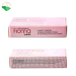 Viên uống Fionna Laboratories hỗ trợ bổ sung folate trước và trong thai kỳ (Hộp 30 viên)