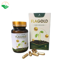 Viên uống Flagold Nano Isoflavon Jido hỗ trợ cân bằng nội tiết tố nữ (Hộp 30 viên)