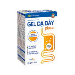 Viên uống Gel dạ dày Plus Nhất Nguyên hỗ trợ bảo vệ niêm mạc dạ dày (Hộp 20 gói x 10ml)