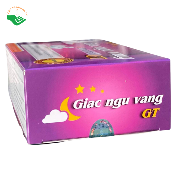Viên uống Giấc Ngủ Vàng GT Phương Đông hỗ trợ an thần, giúp ngủ ngon và sâu giấc (Hộp 3 vỉ x 10 viên)