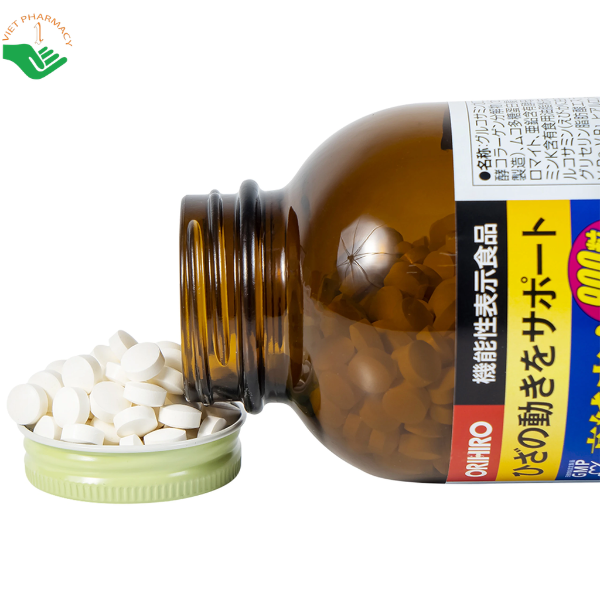 Viên uống Glucosamine Orihiro bổ sung dưỡng chất, hỗ trợ chăm sóc xương khớp và duy trì vận động linh hoạt (900 viên)