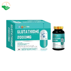 Viên uống Glutathione 2000mg Đại Phú Tiến hỗ trợ làm chậm quá trình lão hóa da (Hộp 30 viên)