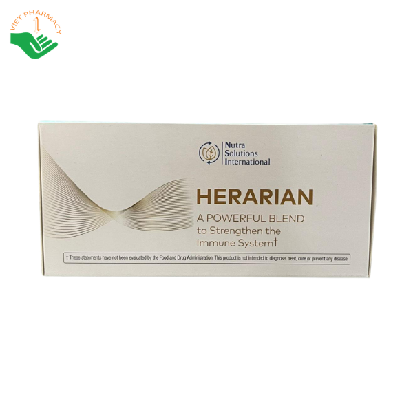 Viên uống Herarian Nutra Solutions International hỗ trợ tăng cường sức đề kháng, chống oxy hóa (Hộp 60 viên) - Ảnh 6