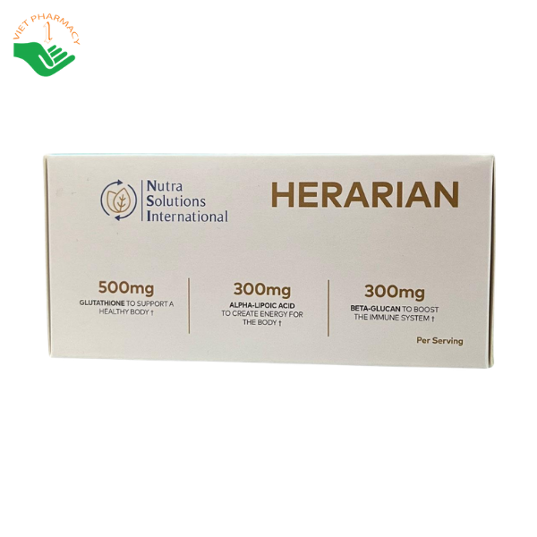 Viên uống Herarian Nutra Solutions International hỗ trợ tăng cường sức đề kháng, chống oxy hóa (Hộp 60 viên) - Ảnh 7
