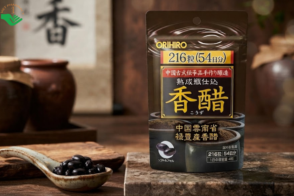 Viên uống KOZU Orihiro hỗ trợ hạn chế hấp thu chất béo, kiểm soát cân nặng (Túi 216 viên)