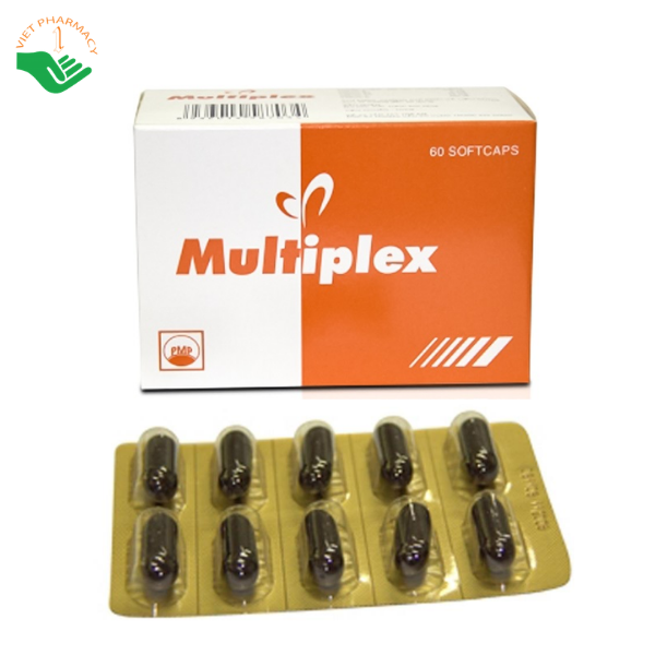 Viên uống Multiplex Pymepharco bổ sung vitamin và hỗ trợ chuyển hóa năng lượng (Hộp 6 vỉ x 10 viên)