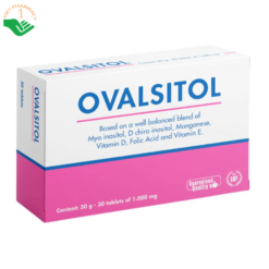 Viên uống Ovasitol Erbex hỗ trợ cân bằng nội tiết, cải thiện chức năng buồng trứng ở phụ nữ đa nang (Hộp 30 viên)