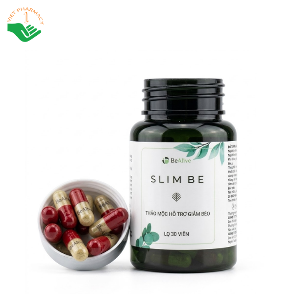 Viên uống Slim Be Bealive hỗ trợ giảm cân và kiểm soát cân nặng (Hộp 30 viên)