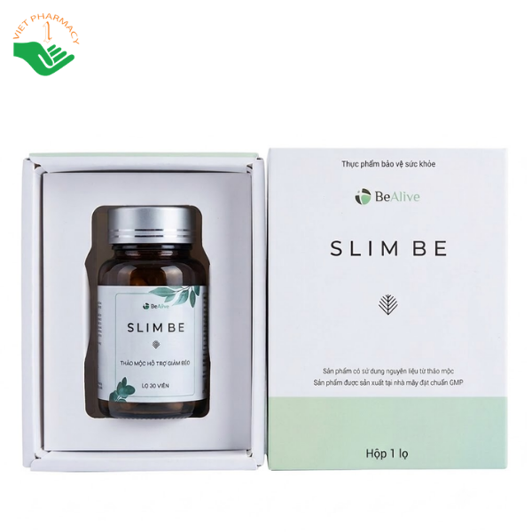 Viên uống Slim Be Bealive hỗ trợ giảm cân và kiểm soát cân nặng (Hộp 30 viên)