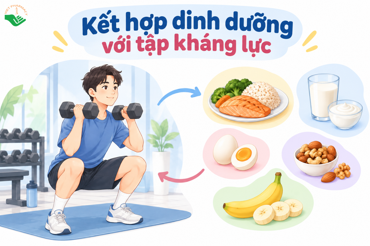 Bổ sung dinh dưỡng khi tập luyện tăng cơ
