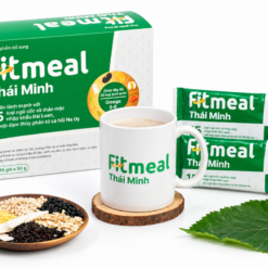 Bột ngũ cốc Fitmeal Thái Minh bổ sung dinh dưỡng, chất xơ và canxi (Hộp 15 gói x 50g)