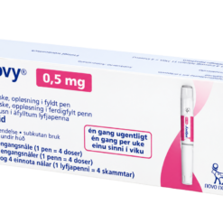 Bút tiêm Wegovy 0.5mg Novo Nordisk kiểm soát cân nặng ở người béo phì, thừa cân (Hộp 1 bút)