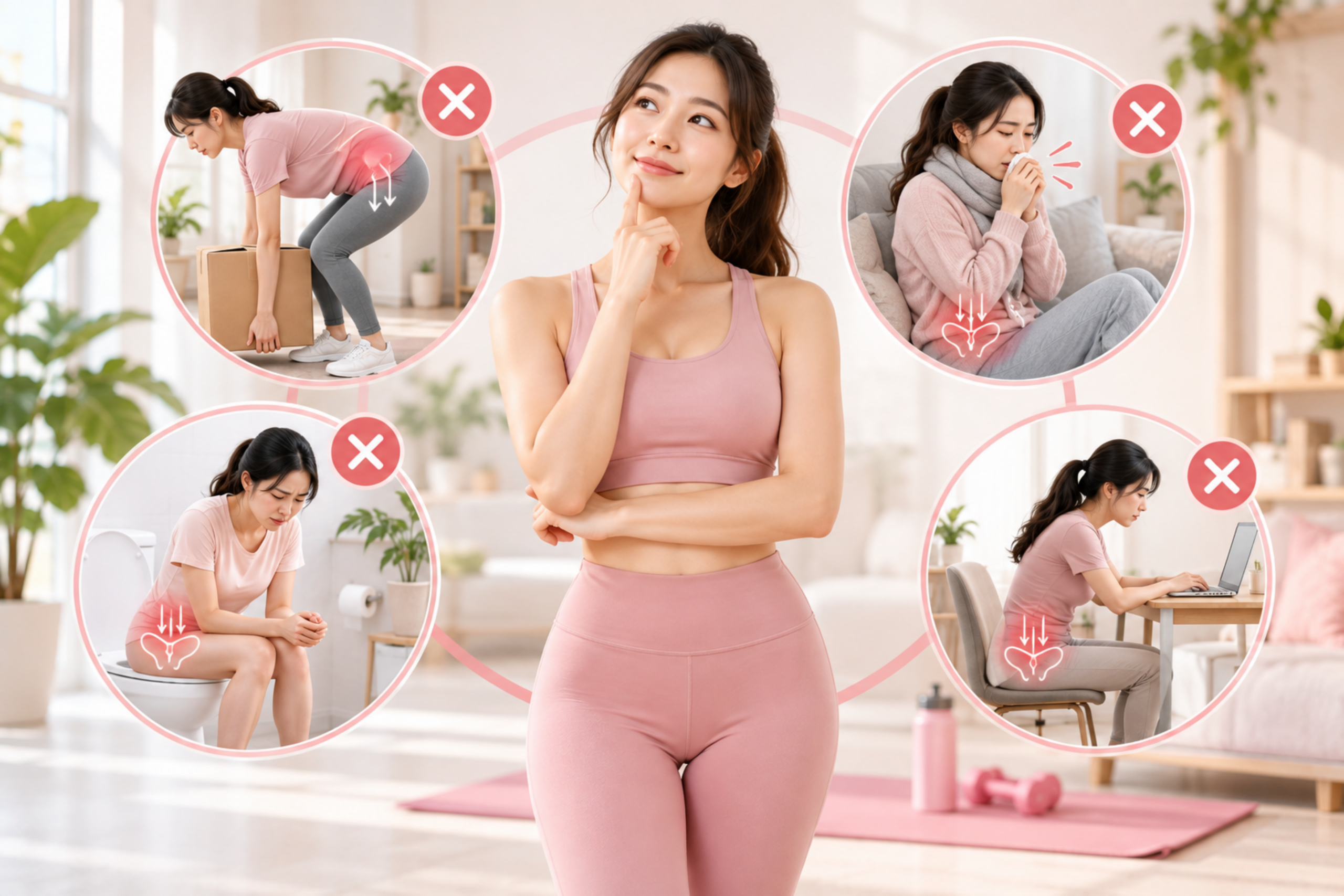 Điều chỉnh thói quen gây áp lực lên vùng chậu