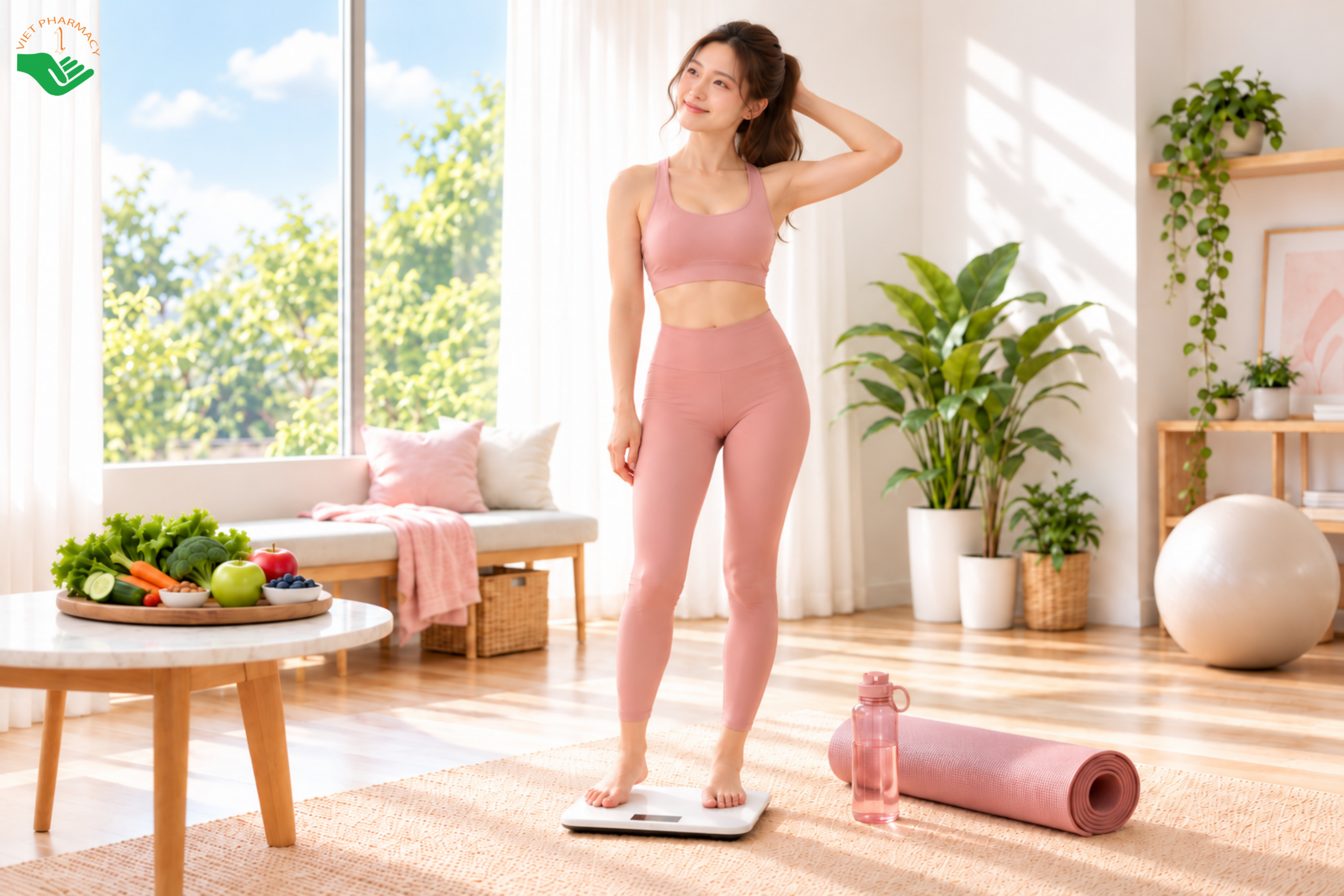 Duy trì cân nặng phù hợp để hỗ trợ sức khỏe vùng chậu