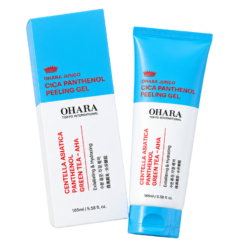 Gel tẩy tế bào chết Cica Panthenol Peeling Gel Ohara Junco hỗ trợ làm sạch tế bào chết, dưỡng ẩm (Tuýp 165ml)