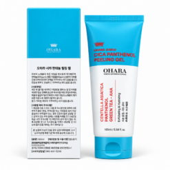 Gel tẩy tế bào chết Cica Panthenol Peeling Gel Ohara Junco hỗ trợ làm sạch tế bào chết, dưỡng ẩm (Tuýp 165ml)