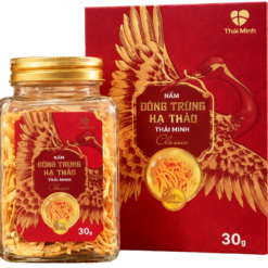 Nấm đông trùng hạ thảo Thái Minh Classic hỗ trợ bồi bổ cơ thể, tăng cường sức khỏe (Lọ 30g)