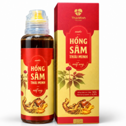 Nước hồng sâm mật ong Thái Minh hỗ trợ bồi bổ cơ thể, tăng cường sức khỏe (Chai 175ml)