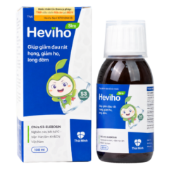 Siro Heviho Thái Minh hỗ trợ giảm ho, long đờm, làm ấm họng và tăng sức đề kháng (Chai 100ml)