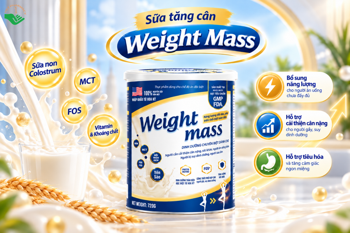Sữa tăng cân Weight Mass