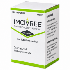 Thuốc tiêm Imcivree 10mg/ml Rhythm Pharmaceuticals điều trị béo phì do rối loạn di truyền hiếm gặp (Hộp 1 lọ)