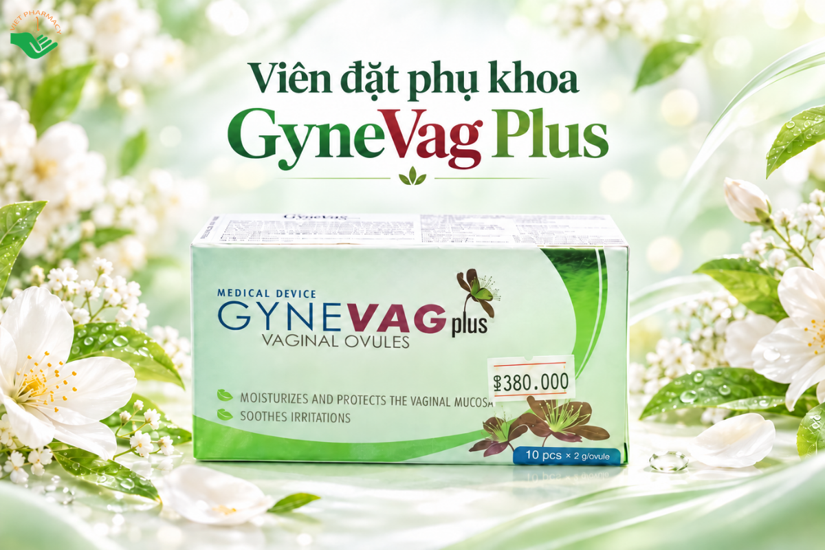Viên đặt phụ khoa GyneVag Plus