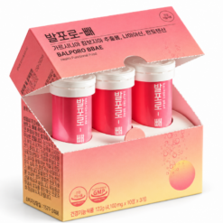 Viên sủi Balporo BBae BBae Lab hỗ trợ hạn chế chuyển hóa carbohydrate thành chất béo, hỗ trợ giảm béo (Hộp 3 Ống x 10 viên)
