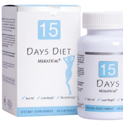Viên uống 15 Days Meratrim Nature Gift hỗ trợ giảm cân, kiểm soát cân nặng (Hộp 60 viên)