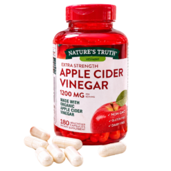Viên uống Apple Cider Vinegar 1200mg Nature's Truth hỗ trợ kiểm soát cân nặng, hạn chế tích tụ mỡ thừa (Hộp 180 viên)