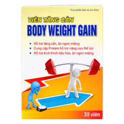 Viên uống Body Weight Gain USA-VIP hỗ trợ hấp thu dinh dưỡng, nâng cao thể lực và cân nặng (Hộp 30 viên)