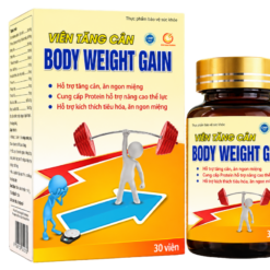 Viên uống Body Weight Gain USA-VIP hỗ trợ hấp thu dinh dưỡng, nâng cao thể lực và cân nặng (Hộp 30 viên)
