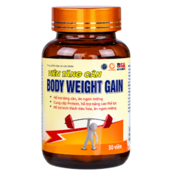 Viên uống Body Weight Gain USA-VIP hỗ trợ hấp thu dinh dưỡng, nâng cao thể lực và cân nặng (Hộp 30 viên)