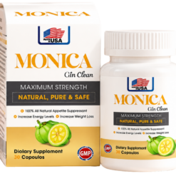 Viên uống Gin Clean Maximum Strength Monica hỗ trợ kiểm soát cân nặng, giảm cảm giác thèm ăn (Hộp 30 viên)