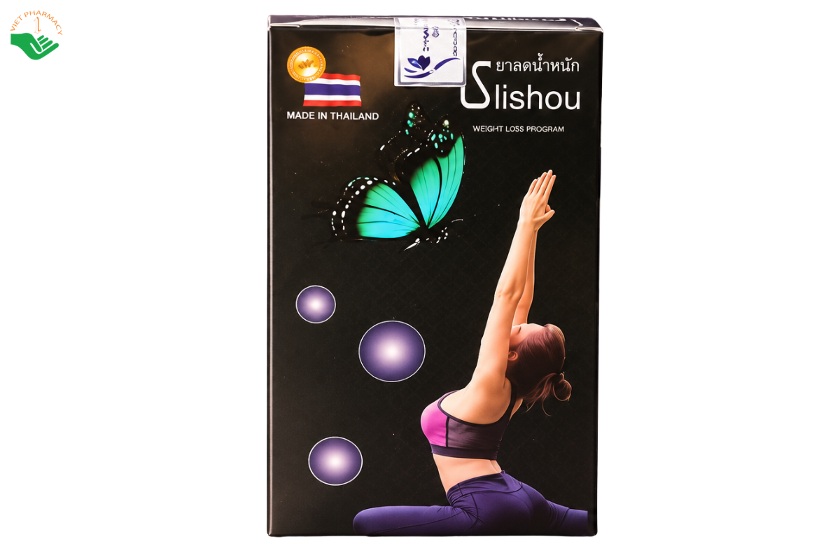 Viên uống Lishou Tím hỗ trợ kiểm soát cân nặng, hạn chế hấp thu chất béo (Hộp 40 viên)