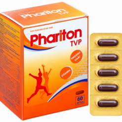 Viên uống Phariton TVP TV.Pharm bổ sung vitamin và khoáng chất, tăng cường sức khỏe (Hộp 12 vỉ x 5 viên)