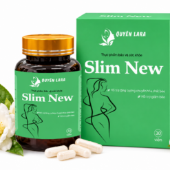 Viên uống Slim New Quyên Lara hỗ trợ tăng cường chuyển hóa chất béo, hỗ trợ giảm béo (Hộp 30 viên)