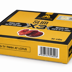 Viên uống Slim X3 Đông Y Mộc Linh Cảnh Anh Organic hỗ trợ giảm mỡ máu, hạn chế tích tụ mỡ thừa (Hộp 30 viên)