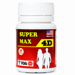 Viên uống Super Max 4D Natural Vitamins Laboratory bổ sung protein, hỗ trợ tăng cân (Hộp 28 viên)