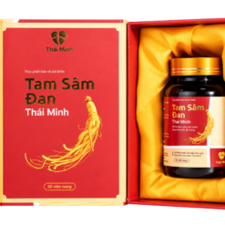 Viên uống Tam Sâm Đan Thái Minh hỗ trợ tăng cường sức khỏe, sức đề kháng (Hộp 30 viên)
