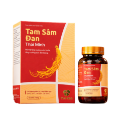 Viên uống Tam Sâm Đan Thái Minh hỗ trợ tăng cường sức khỏe, sức đề kháng (Hộp 30 viên)