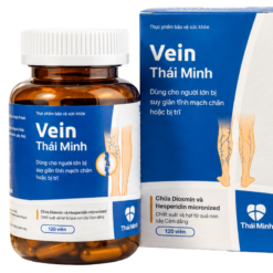 Viên uống Vein Thái Minh hỗ trợ cải thiện đau chân, phù chân, tê bì và triệu chứng do trĩ (Hộp 120 viên)