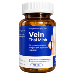 Viên uống Vein Thái Minh hỗ trợ cải thiện đau chân, phù chân, tê bì và triệu chứng do trĩ (Hộp 120 viên)