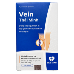Viên uống Vein Thái Minh hỗ trợ cải thiện đau chân, phù chân, tê bì và triệu chứng do trĩ (Hộp 120 viên)