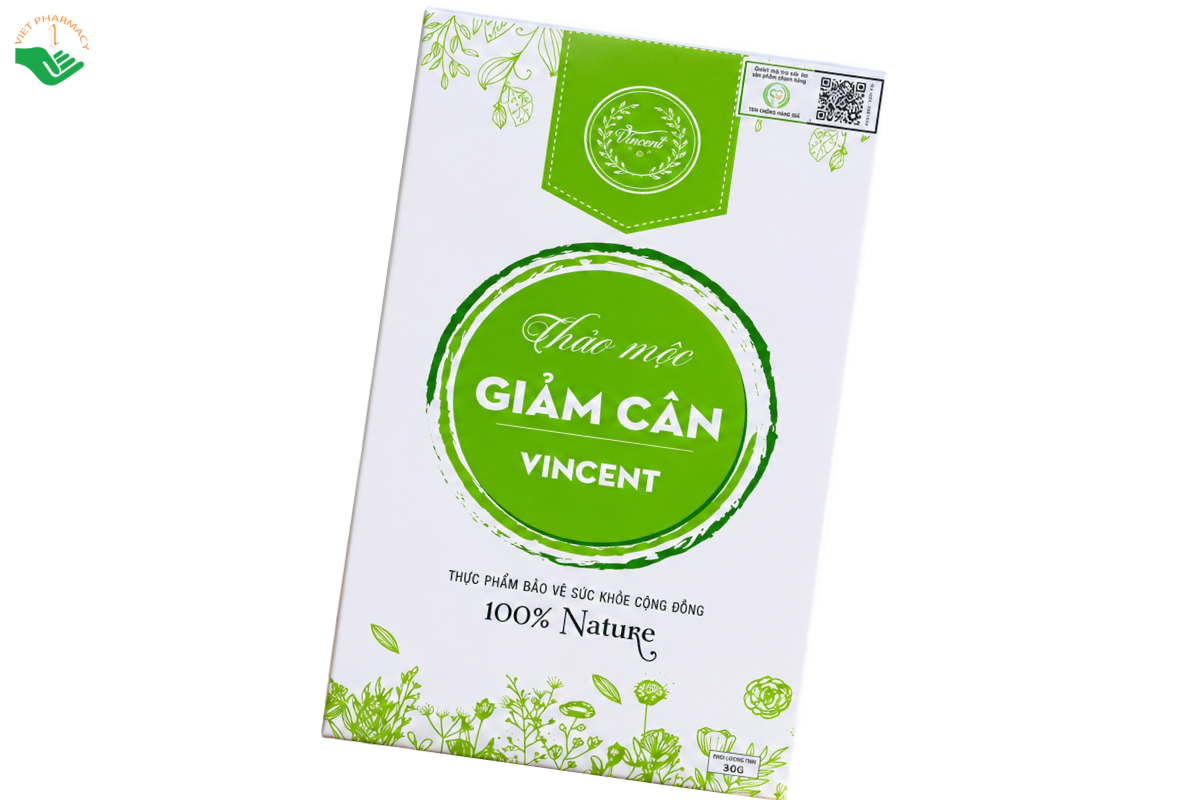 Viên uống Vincent hỗ trợ giảm mỡ thừa, kiểm soát cân nặng (Liệu trình 30 ngày)