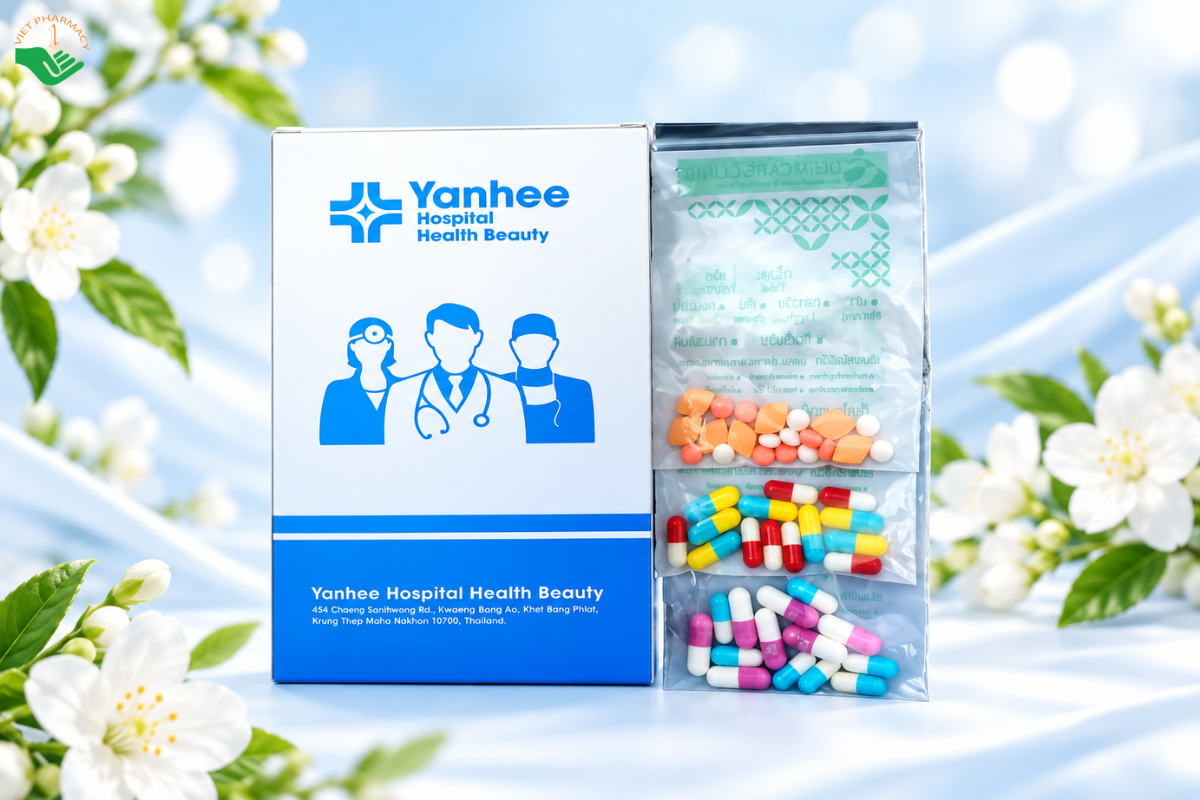 Viên uống Yanhee VIP 7 hỗ trợ chuyển hóa năng lượng, kiểm soát cân nặng (Liệu trình 28 ngày)