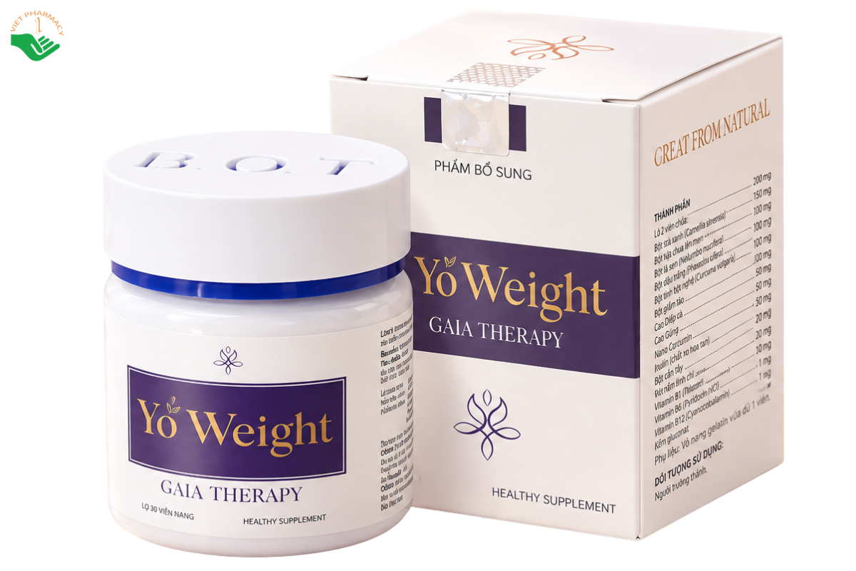 Viên uống Yo Weight B.O.T hỗ trợ bổ sung dinh dưỡng, cải thiện thể trạng (Hộp 30 viên)