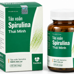 Viên uống tảo xoắn Spirulina Thái Minh bổ sung dinh dưỡng, hỗ trợ tăng cường sức khỏe (Hộp 120 viên)