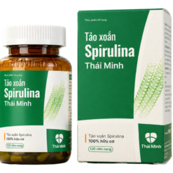 Viên uống tảo xoắn Spirulina Thái Minh bổ sung dinh dưỡng, hỗ trợ tăng cường sức khỏe (Hộp 120 viên)