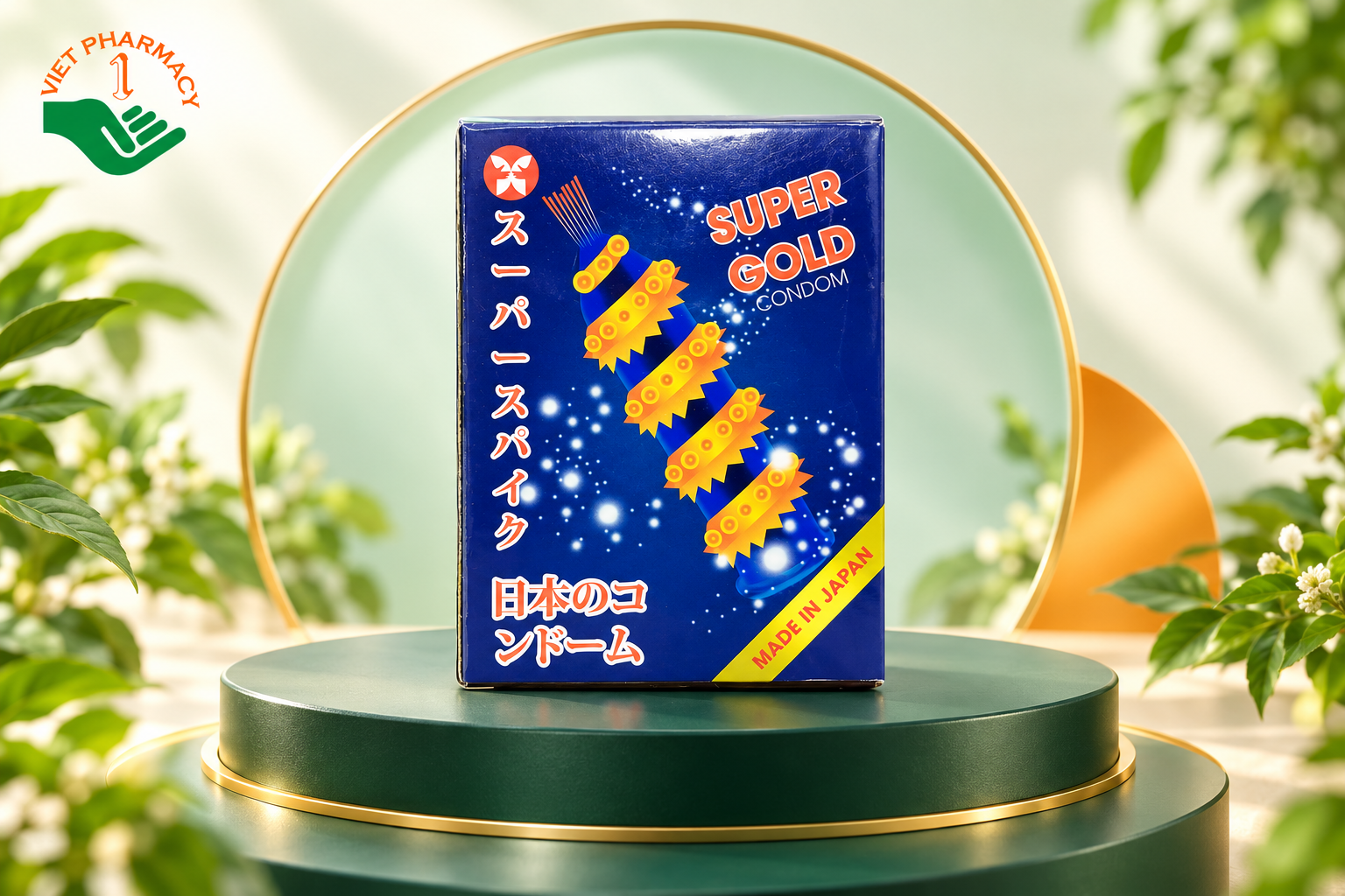 Bao cao su gân gai bi Super Gold