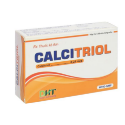 Thuốc Calcitriol DHT 0.25mcg Dược Phẩm Hà Tây (Hộp 3 vỉ x 30 viên)